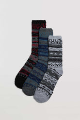 Pack 3 pares de meias de flanela